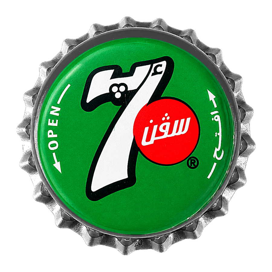 7UP cap printed by ACM