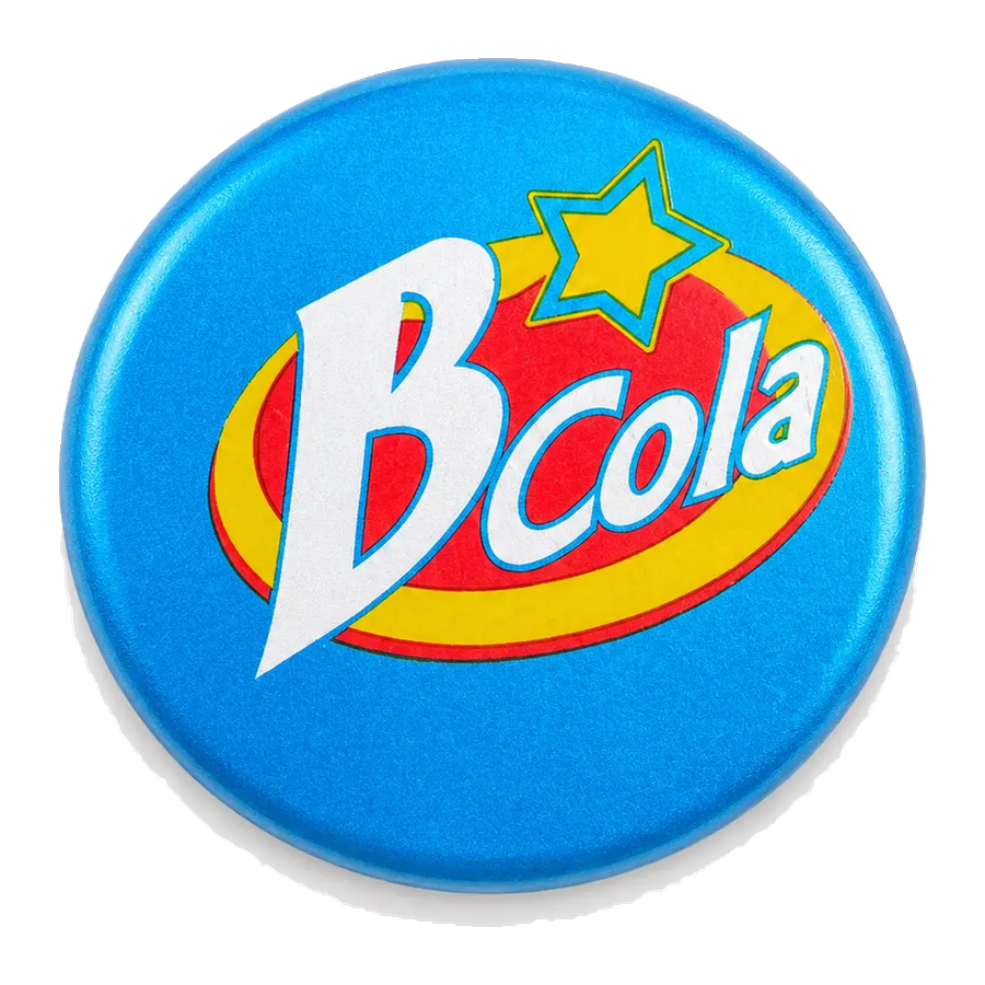B Cola cap printed by ACM