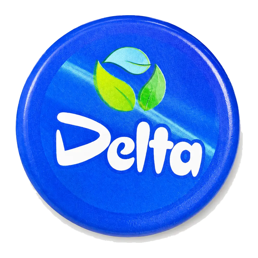 Delta cap printed by ACM