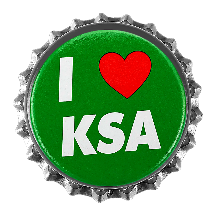 I ♥ KSA cap printed by ACM