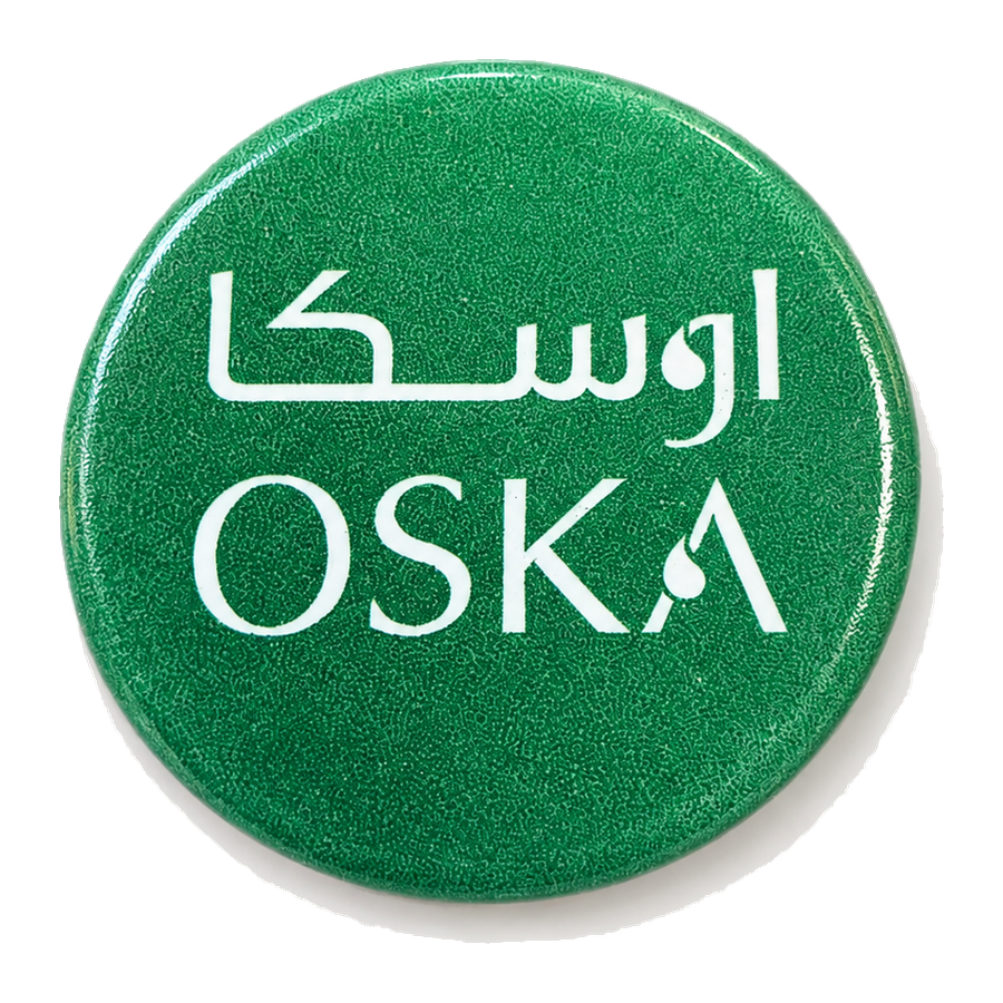 OSKA cap printed by ACM